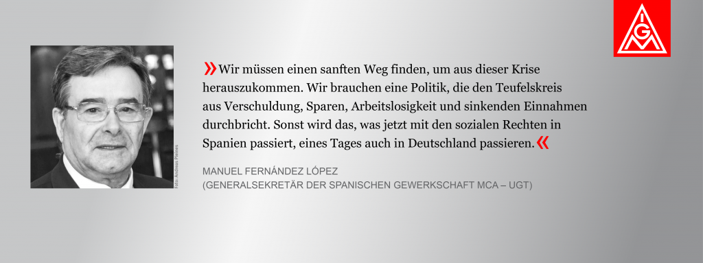 Bild von Manuel Fernández López mit Zitat